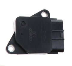 Denso 197-6020 MAF sensor top label for authentic part verification and fit.