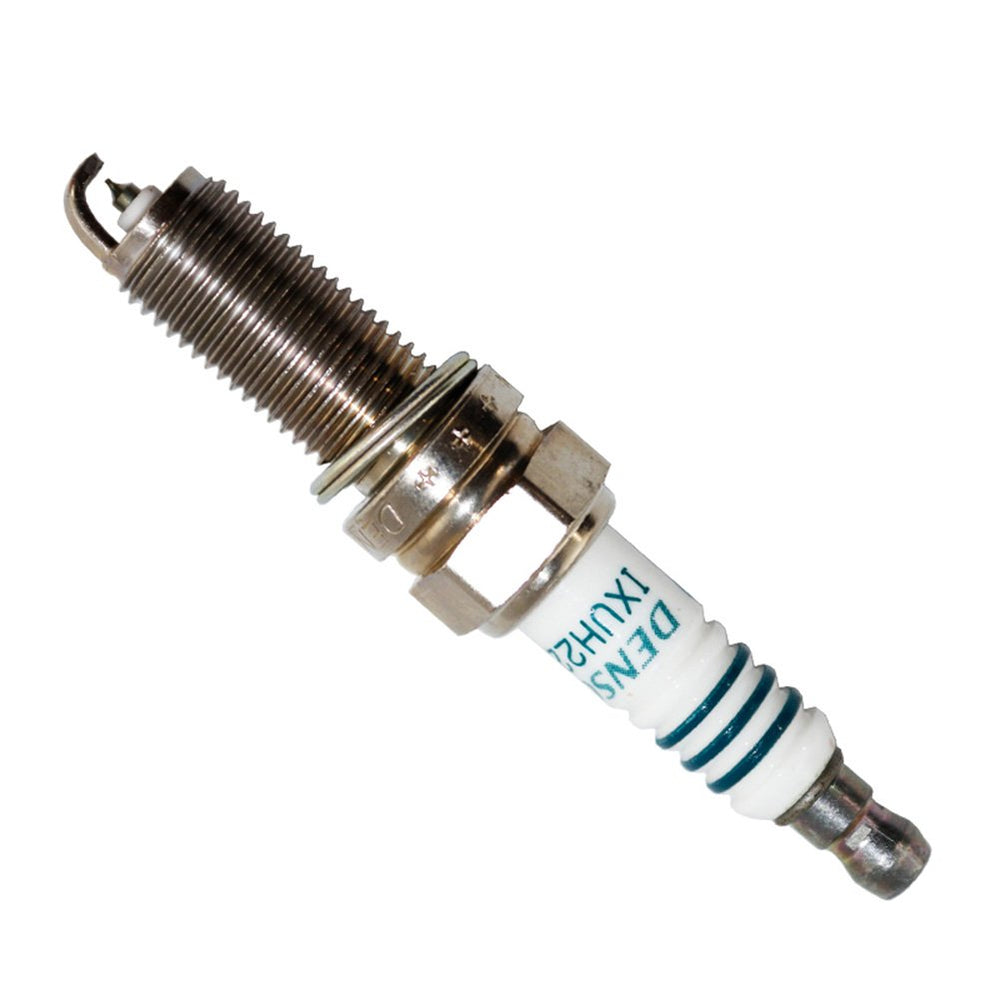 IXUH22I Iridium Power tip close-up showing a 0.4mm spark tip