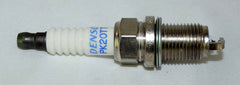 Denso titanium-enhanced ground electrode detail emphasizing durability