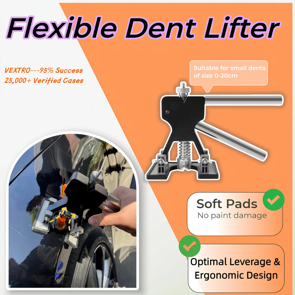DentWiz slide hammer T-bar balances weight for smooth pulls