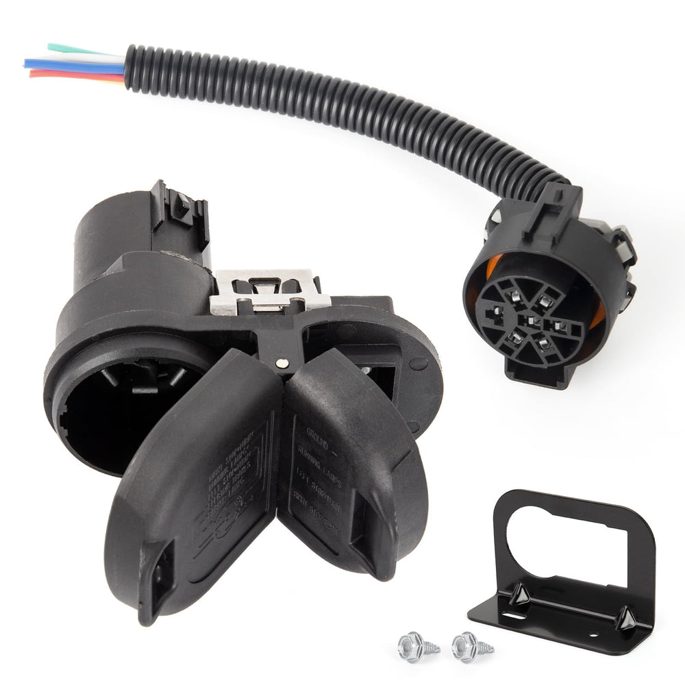 Deolenoom 7-pin connector for trucks delivers reliable trailer lighting.