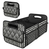 Deosk car trunk organizer with 6 pockets keeps groceries organized on the go.