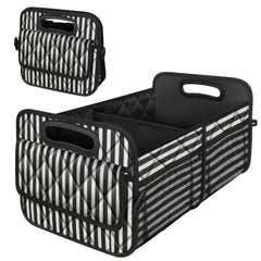 Deosk car trunk organizer with 6 pockets keeps groceries organized on the go.