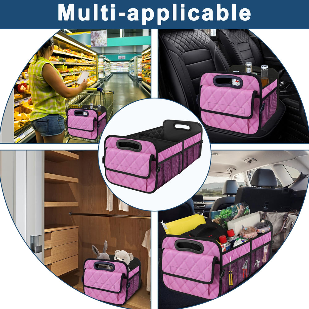 Deosk trunk organizer durable 600D material for long-lasting use