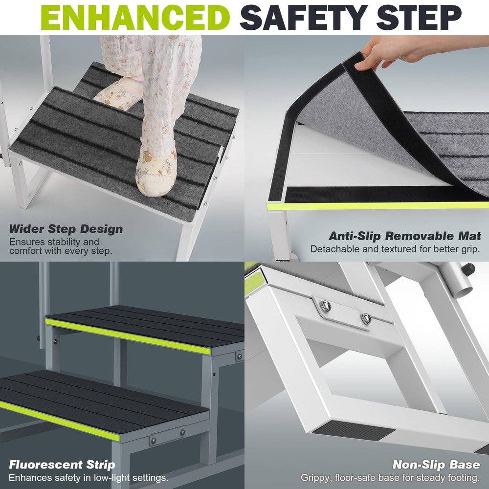 DEPSUNNY quick assembly includes tools for fast setup and cleaning of mats.