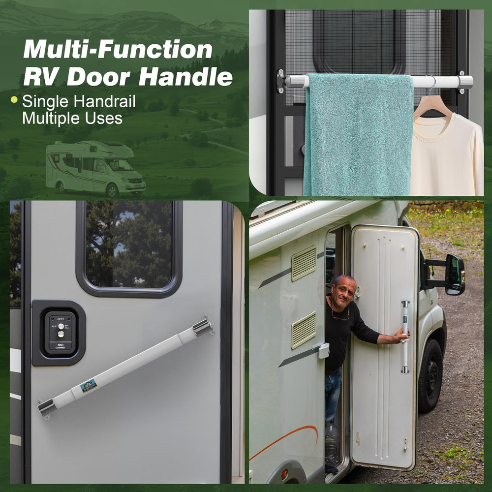 DEPSUNNY white finish adds clean aesthetics to your RV entry.