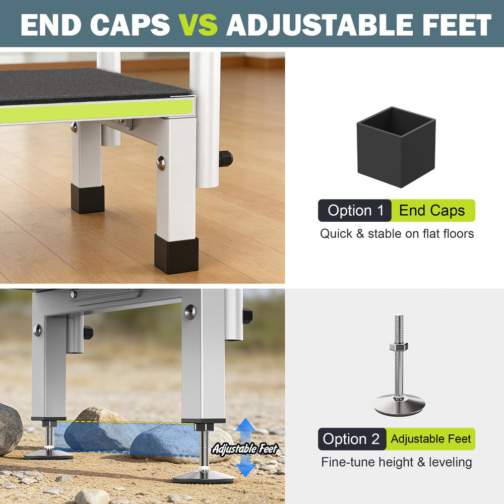 DEPSUNNY stool features removable non-slip cloth cover for secure footing.