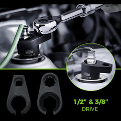 Der Erwachte O2 sensor socket 3/8in standard offset for common sensors.