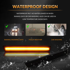 DERMOKA ABS housing with smoked lens resists weather and wear