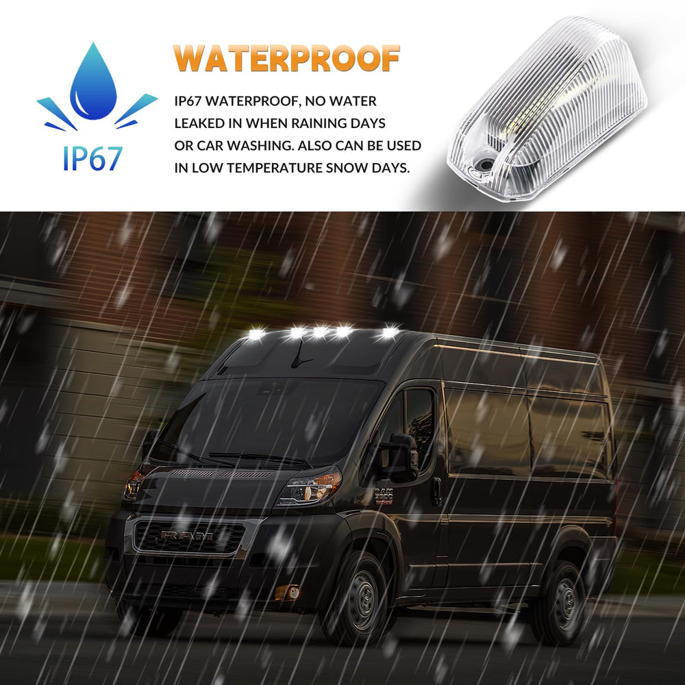 DERMOKA weather-sealed marker lamps resist rain and dust