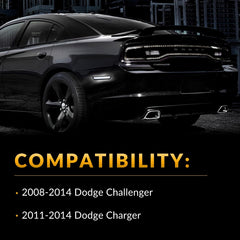 DERMOKA Challenger 2008-2014 side marker LED with bright white illumination.