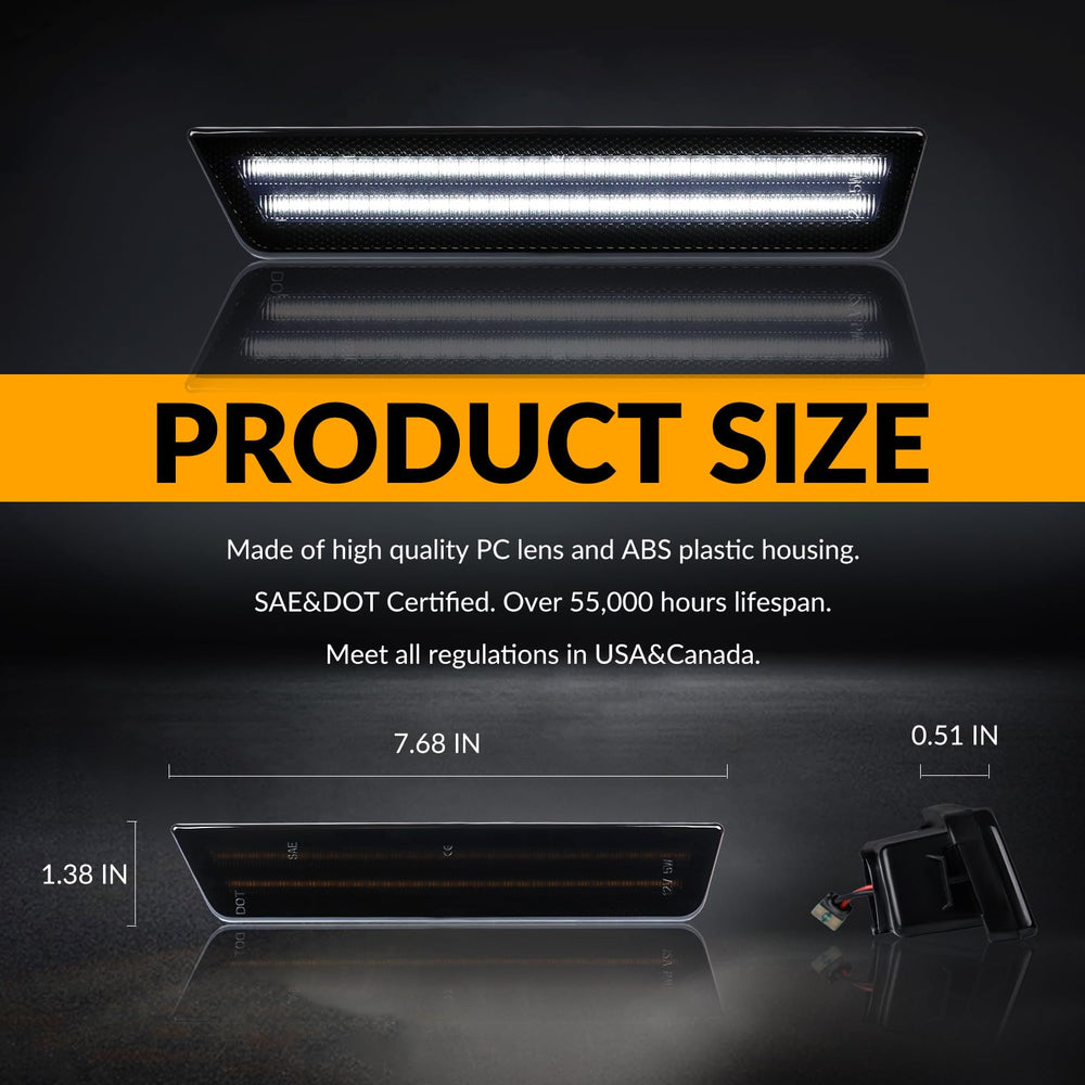 DERMOKA durable ABS/PC housing LED markers withstand weather.