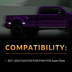 DERMOKA LED dually marker light kit includes four lights for full coverage.