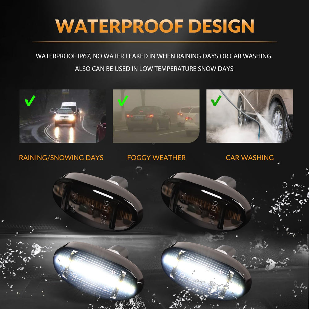 DERMOKA LED dually marker light weatherproof and dustproof for outdoor trucks.