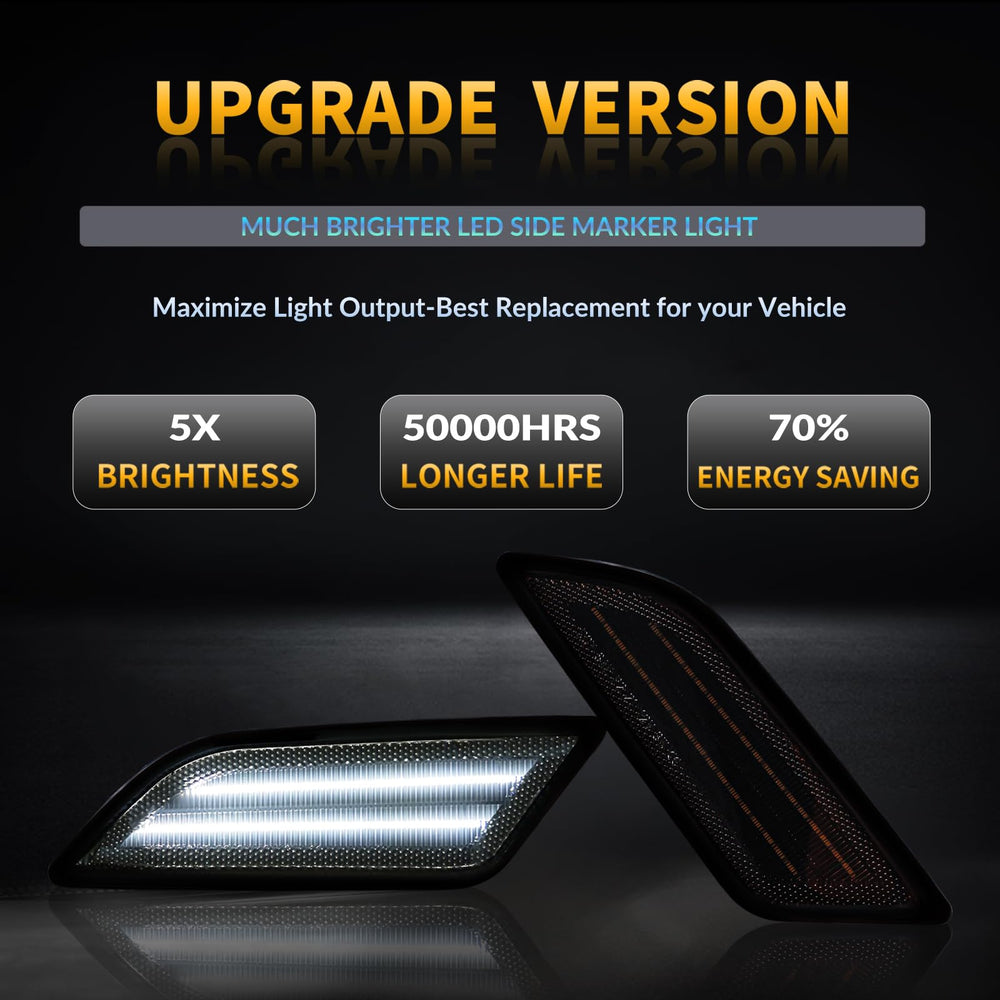 DERMOKA smoked lens marker lights offer quick, plug-and-play upgrade for a cleaner look.