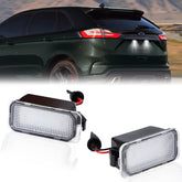 DERMOKA LED license plate light boosts rear visibility for Ford C-Max.