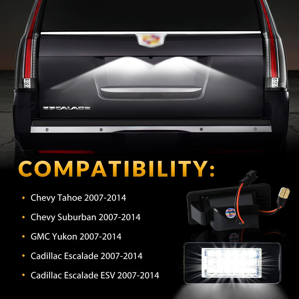 DERMOKA OEM-replacement license plate lights offer an easy upgrade.