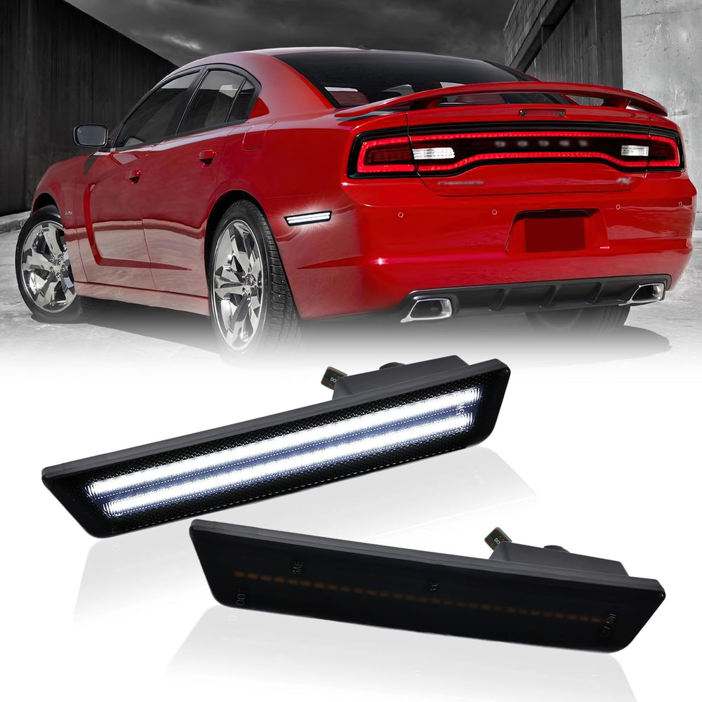 DERMOKA LED side marker lights for rear bumper, improving night visibility.
