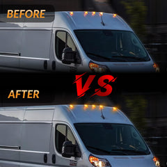 DERMOKA amber marker light on ProMaster boosts visibility and safety.