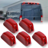 DERMOKA rear cab roof light assembly shown on a ProMaster van for seamless compatibility.