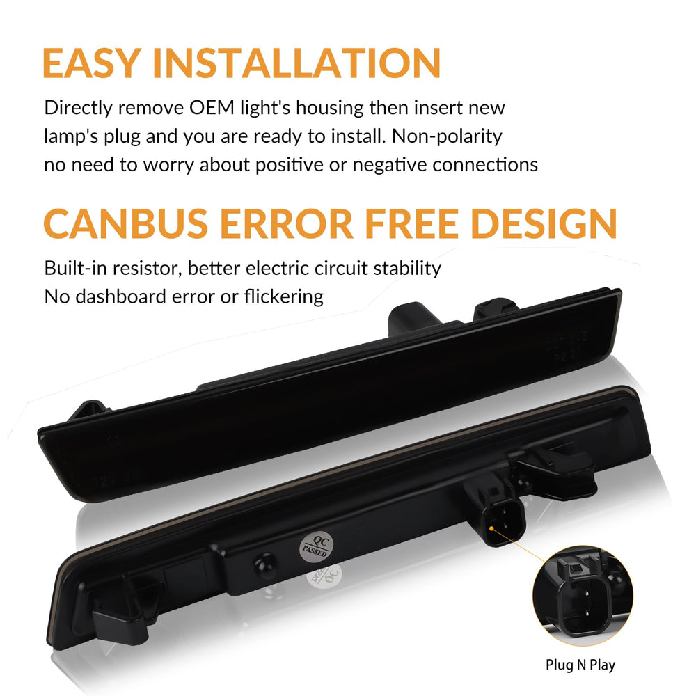 DERMOKA two-pack front marker lights improve vehicle signaling