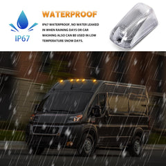 DERMOKA weatherproof cab light stays sealed against dust and water.