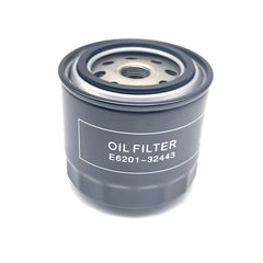 dertgmlm oil filter E6201-32443 pack back showing durable construction for reliability