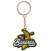 Desert Cactus Savannah Bananas keychain front view, durable acrylic for daily key organization.