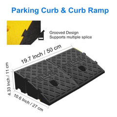 Deshitong curb ramps side profile showing low-angle entry for motorcycles