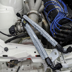 Design Engineering Heat Sheath in under-hood automotive use shields lines from heat and debris