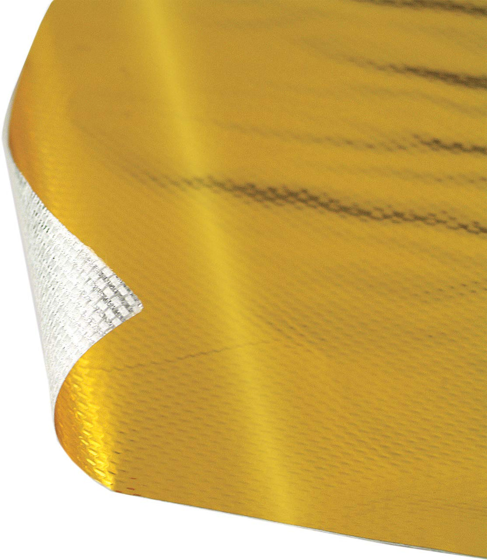 Design Engineering Reflect-A-Gold 12x24 firewall heat shield protects surfaces from radiant heat