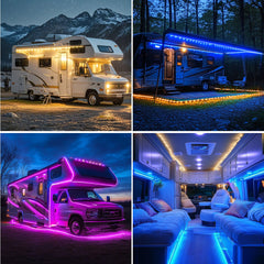 Destlife exterior illumination for campers and food trucks