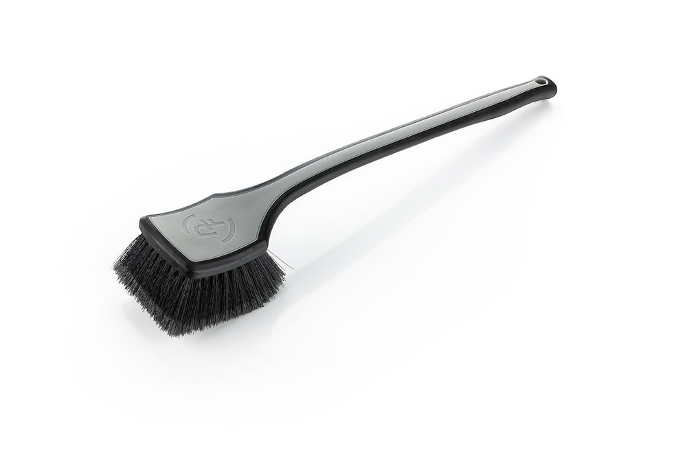 Detail Factory Fender Well Brush with ProGrip handle facilitates easy wheel well cleaning.