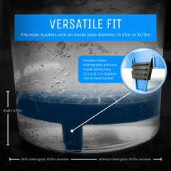 Detail Guardz universal bucket fit compatible with most 3-8 gallon pails