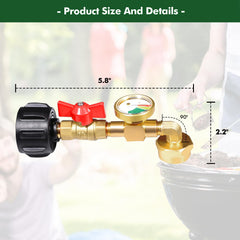 Detoypapa QCC1 Type1 compatibility for broad tank compatibility during refills
