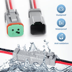 Deutusacc DT assembled wiring harness supports tidy plug-and-play installation.