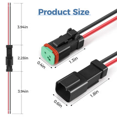 Deutusacc heat shrink butt connectors provide moisture protection in rugged environments.