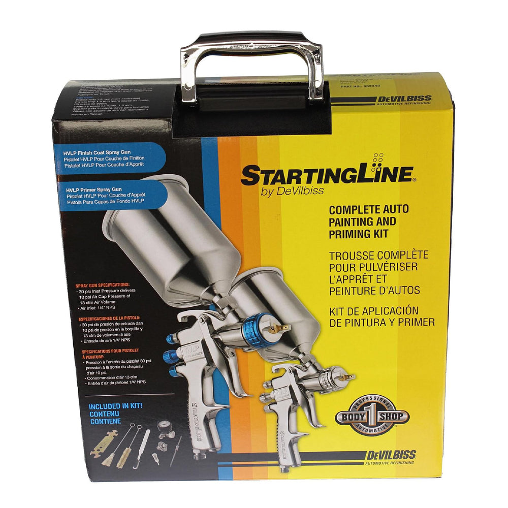 DeVilbiss StartingLine air regulator with gauge for stable pressure