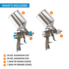 DeVilbiss StartingLine priming gun with 600cc cup for consistent priming