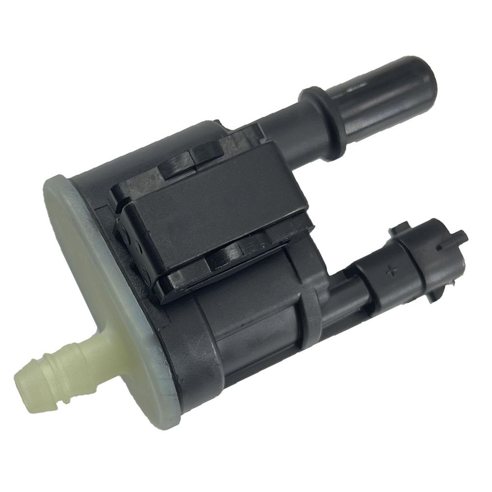 DEVMO EVAP purge valve close-up connector shows precise seals