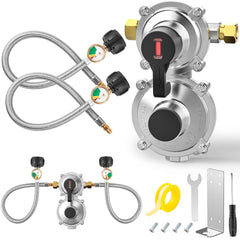 Devvicoo regulator gauge for precise propane control in RVs