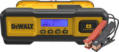DeWalt DXAEC100 charger in action delivering high-amperage charging for 12V batteries.