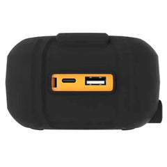 DEWALT DXAELJ25 USB-C PD and USB-A ports charge devices quickly