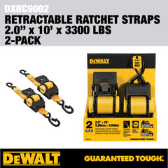 DEWALT DXBC9002 retractable design stores neatly for easy transport.