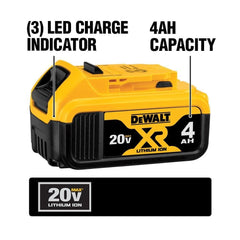 DEWALT grease gun with 42-inch hose reaches tight fittings.