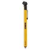 DEWALT Low Pressure Pencil Gauge with pocket clip for easy on the go tire checks
