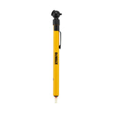 DEWALT tractor tire pressure gauge dial provides precise 5–50 psi readings for accurate tire checks.