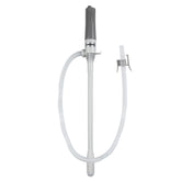 DEWAY automatic transfer pump front view highlighting hands-free operation