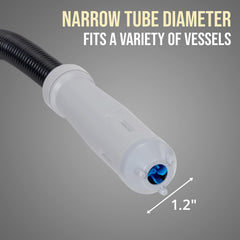 DEWAY built-in control nozzle helps start, regulate, and stop flow