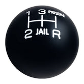 DEWHEL aluminum 200g weighted round shift knob enhances shift feel for manual transmissions.